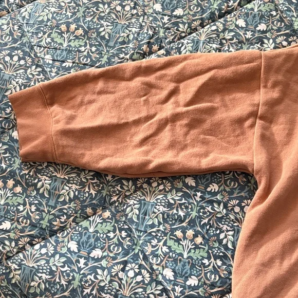 PINK Victoria's Secret Beige/Tan half zip up sweatshirt (worn once) size XXL - Picture 5 of 7